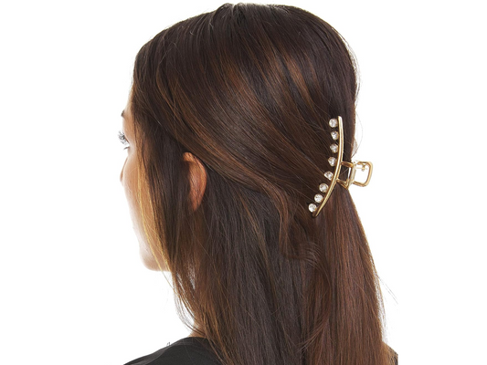 Allure Rhinestone Jaw Clip With Large Stones