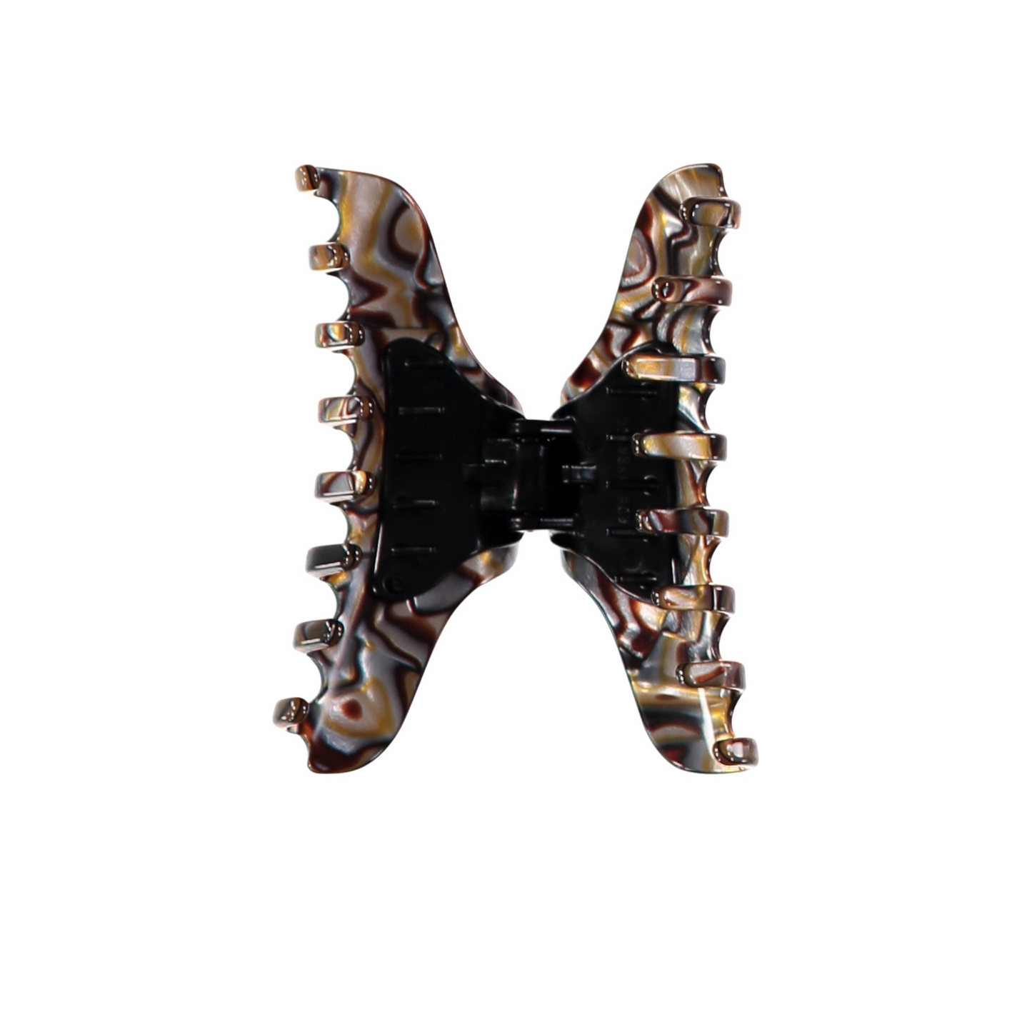 Allure Isabelle Handmade in France Jaw Clip, Onyx