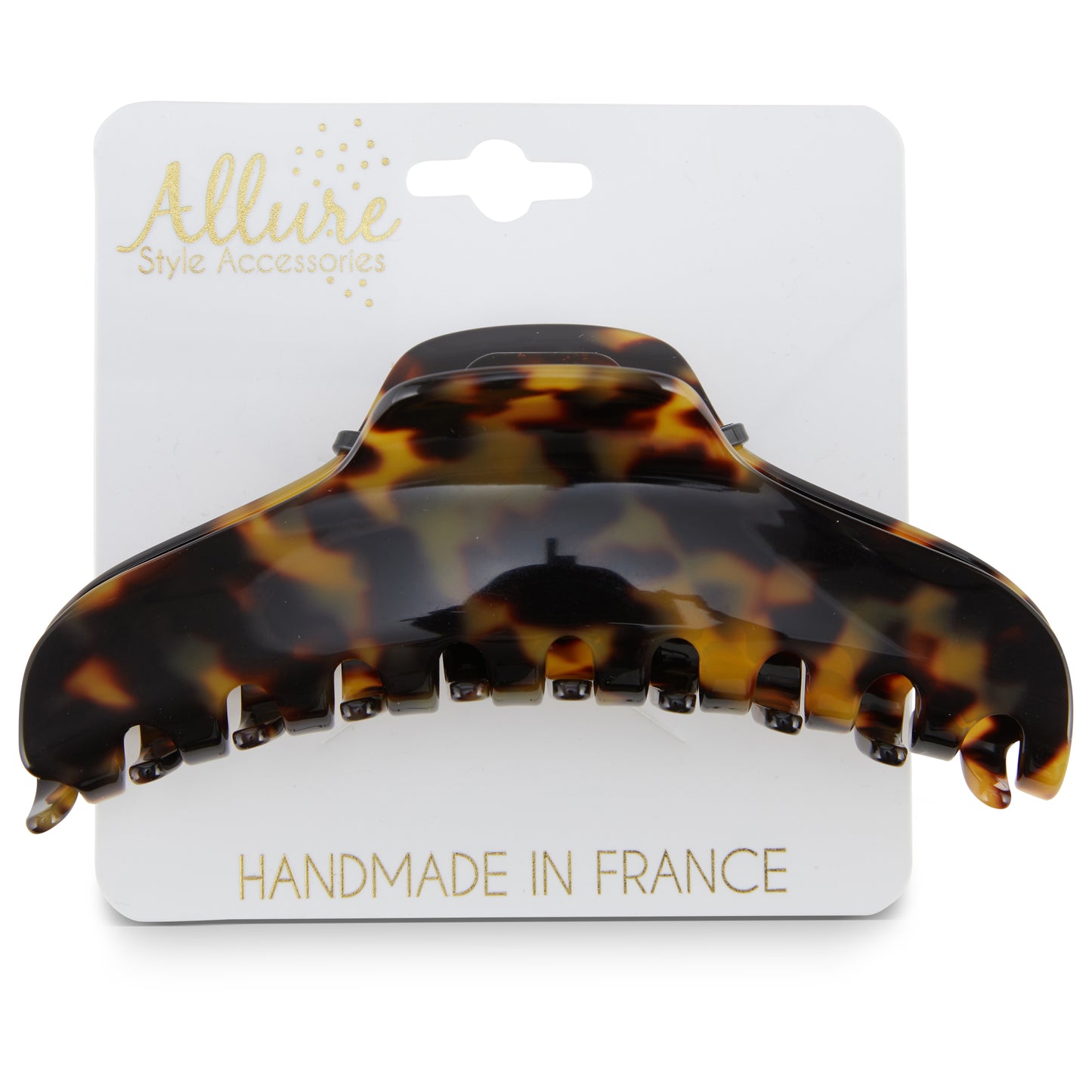 Emmeline Handmade in France Jaw Clip, Tokyo Tortoise