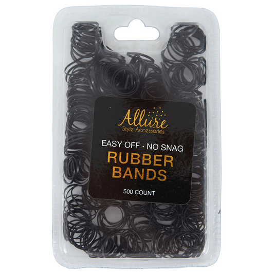 Allure No Snag Rubber Bands, 500-Pack