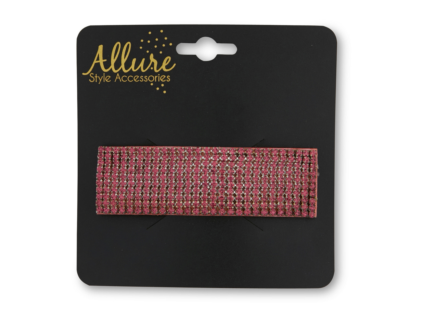 Allure Rhinestone Snap Barrette