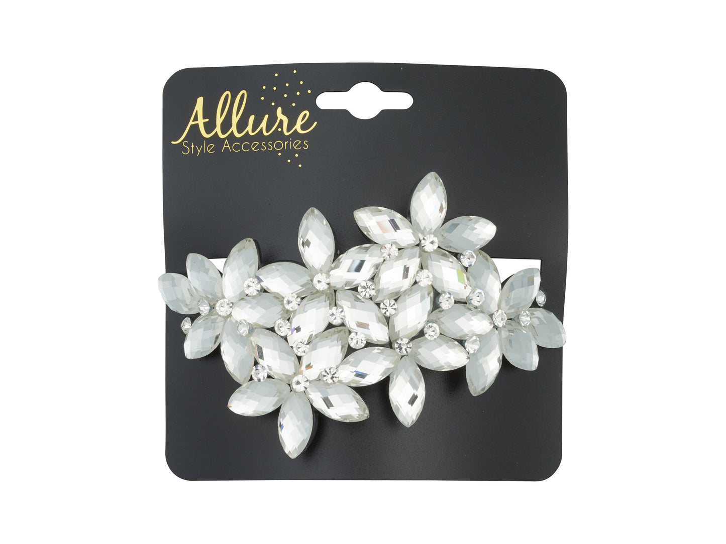 Allure Multi Stone Barrette, 3-Pack