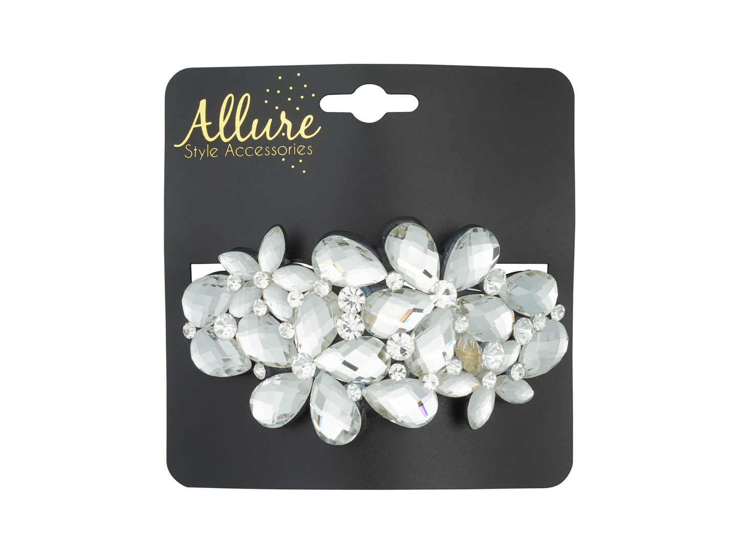 Allure Multi Stone Barrette, 3-Pack