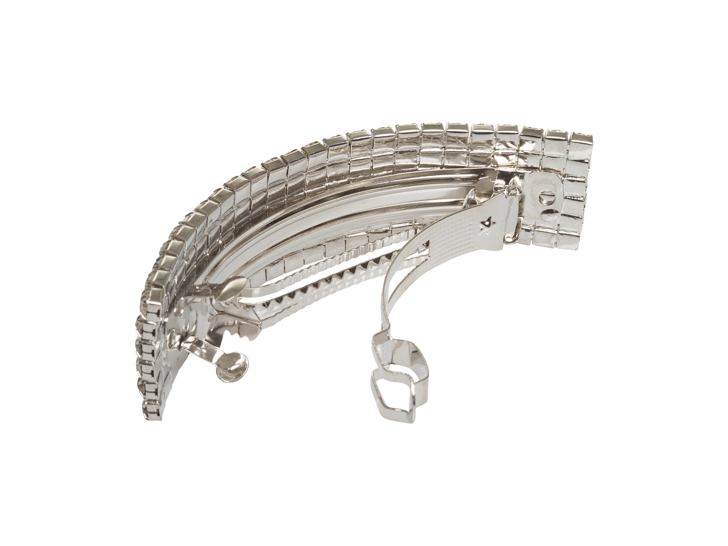 Allure Rhinestone Barrette, 6 Row