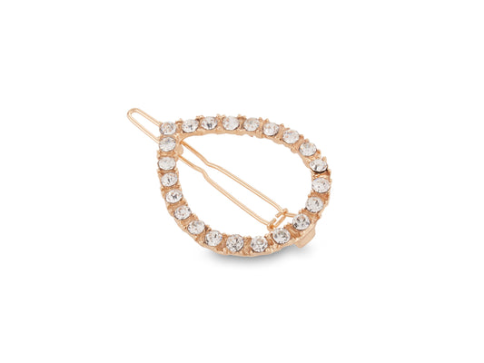 Allure Tige Boule Rhinestone Barrettes, 3-Pack