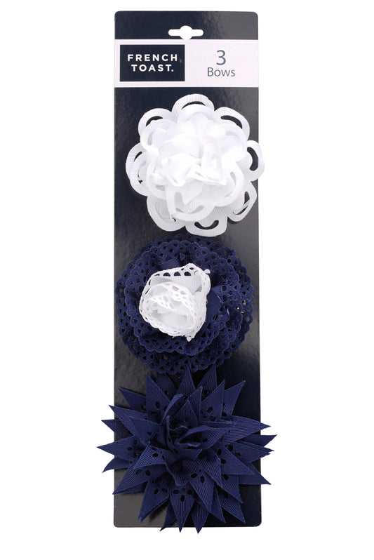 French Toast Laser Cut Bow, 3 Pack