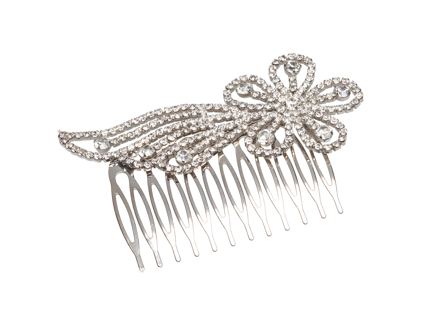 Allure Fancy Rhinestone Side Comb - 3 Pack