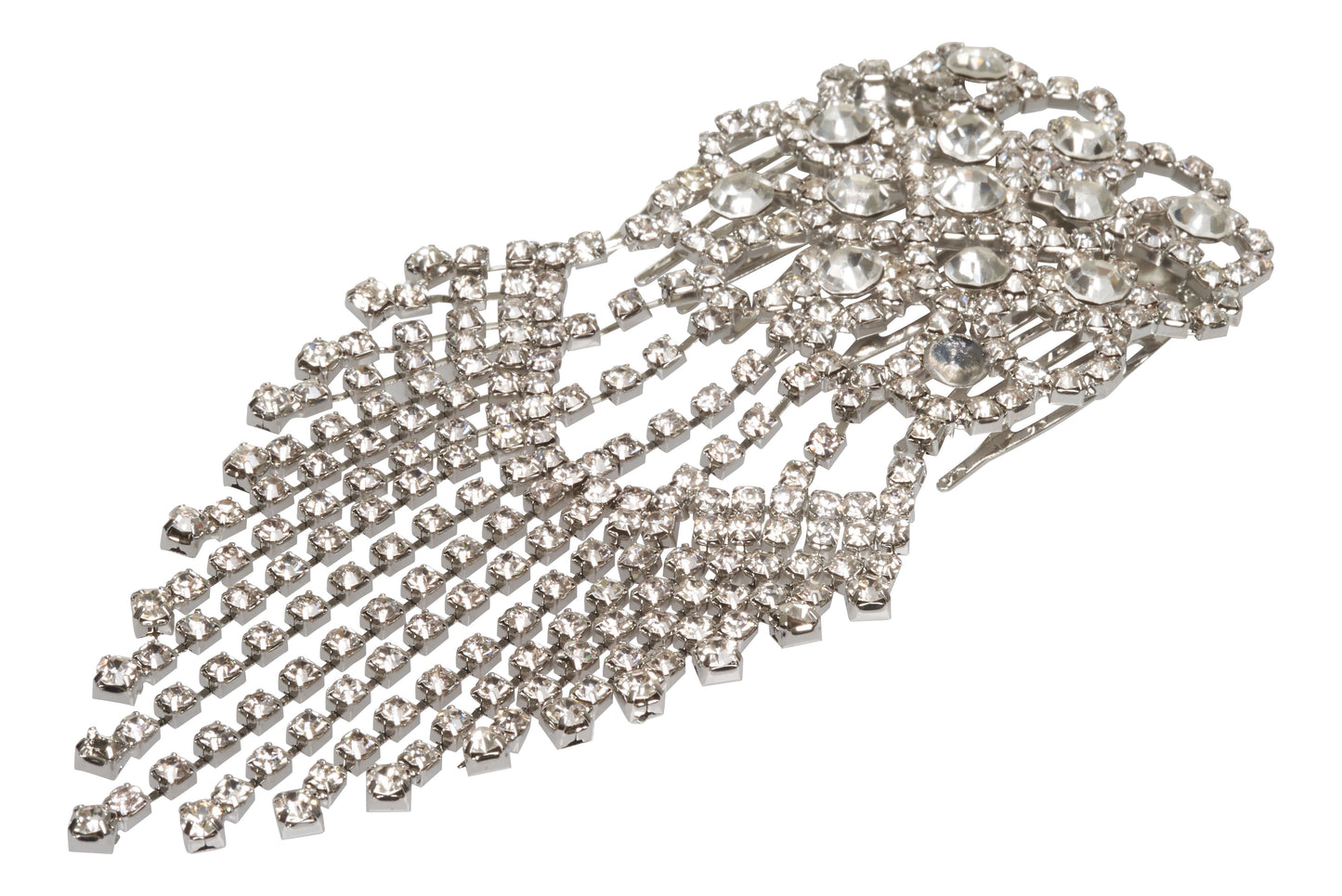 Allure Dangle Rhinestone Side Comb, 3-Pack