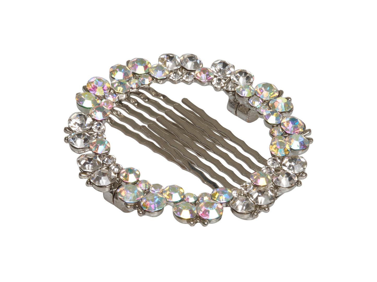Allure Rhinestone Magnetic Bun Comb, 2 Piece