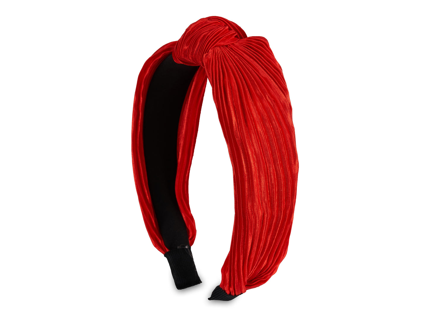 Allure Pleated Knot Red Headband, 3-Pack
