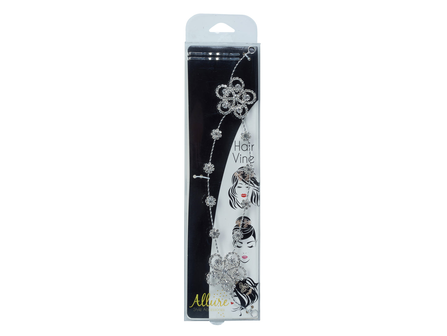 Allure Bendable Hair Vines, 3-pack