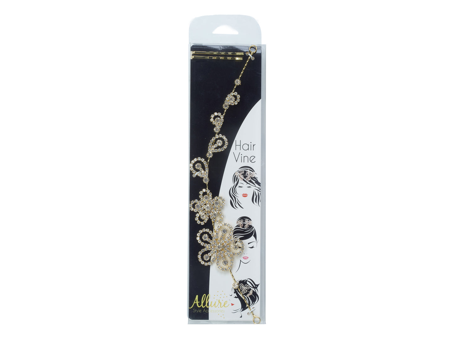 Allure Bendable Hair Vines, 3-pack