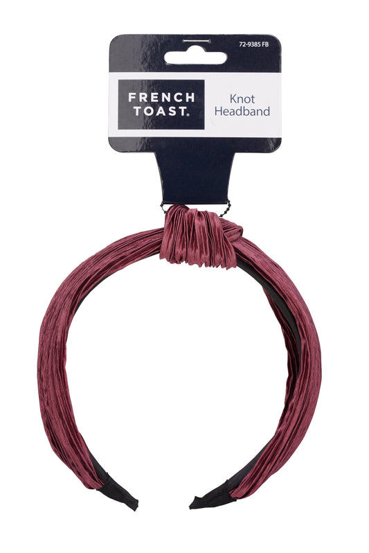French Toast Pleated Knot Headband