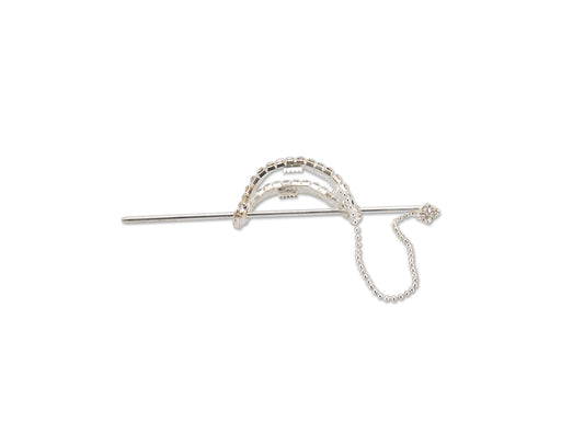 Allure Oval Rhinestone Hair Stick