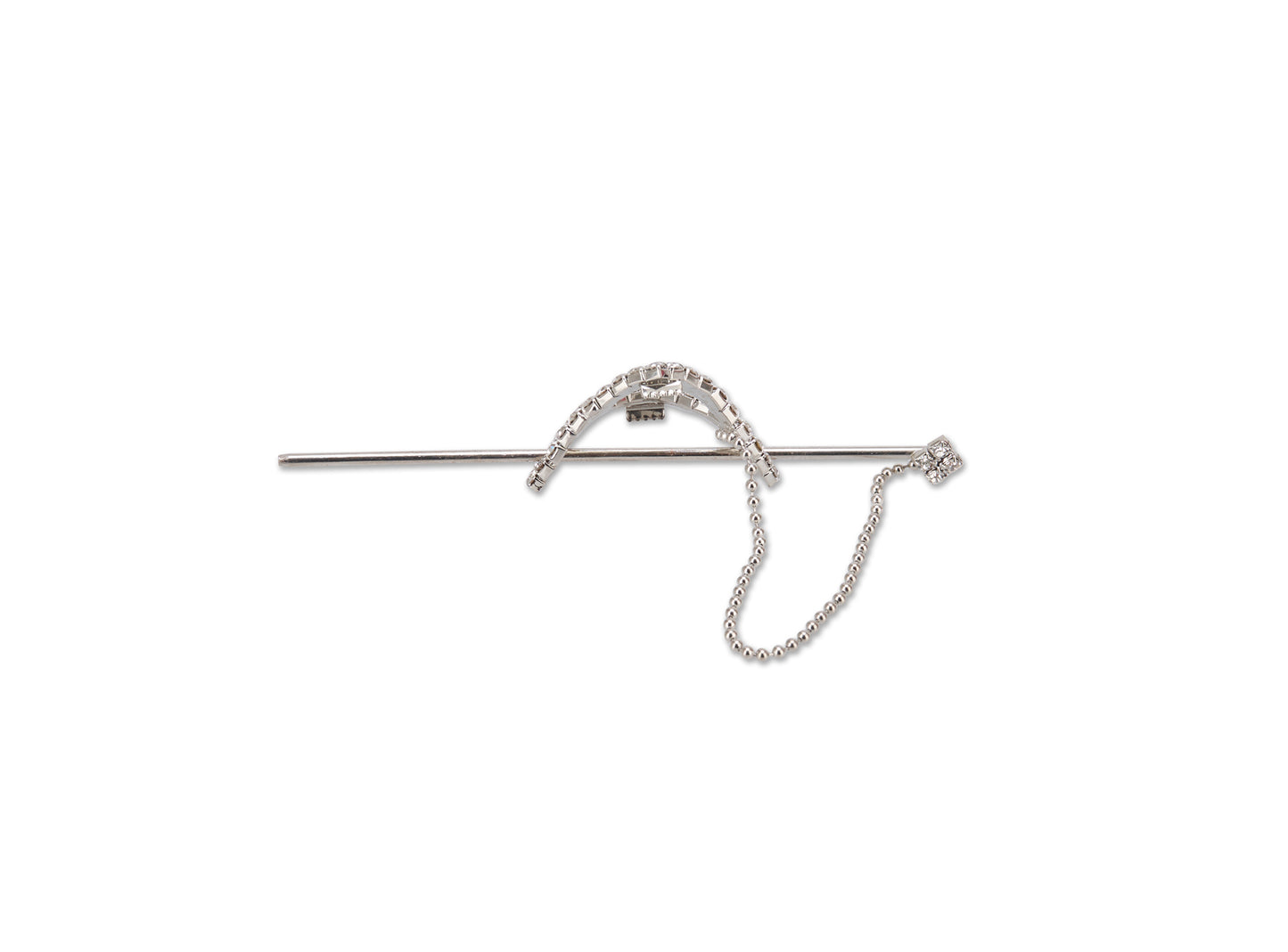 Allure Oval Rhinestone Hair Stick