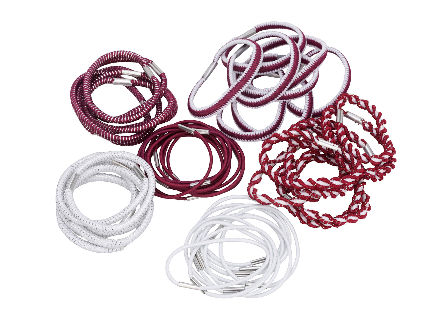 French Toast Ponytail Holders, 48-Pack