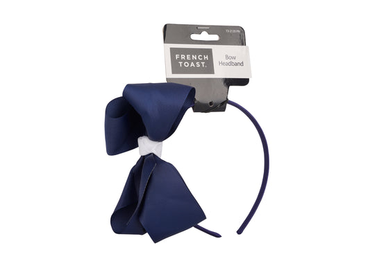 French Toast Bow Headband Two Tone