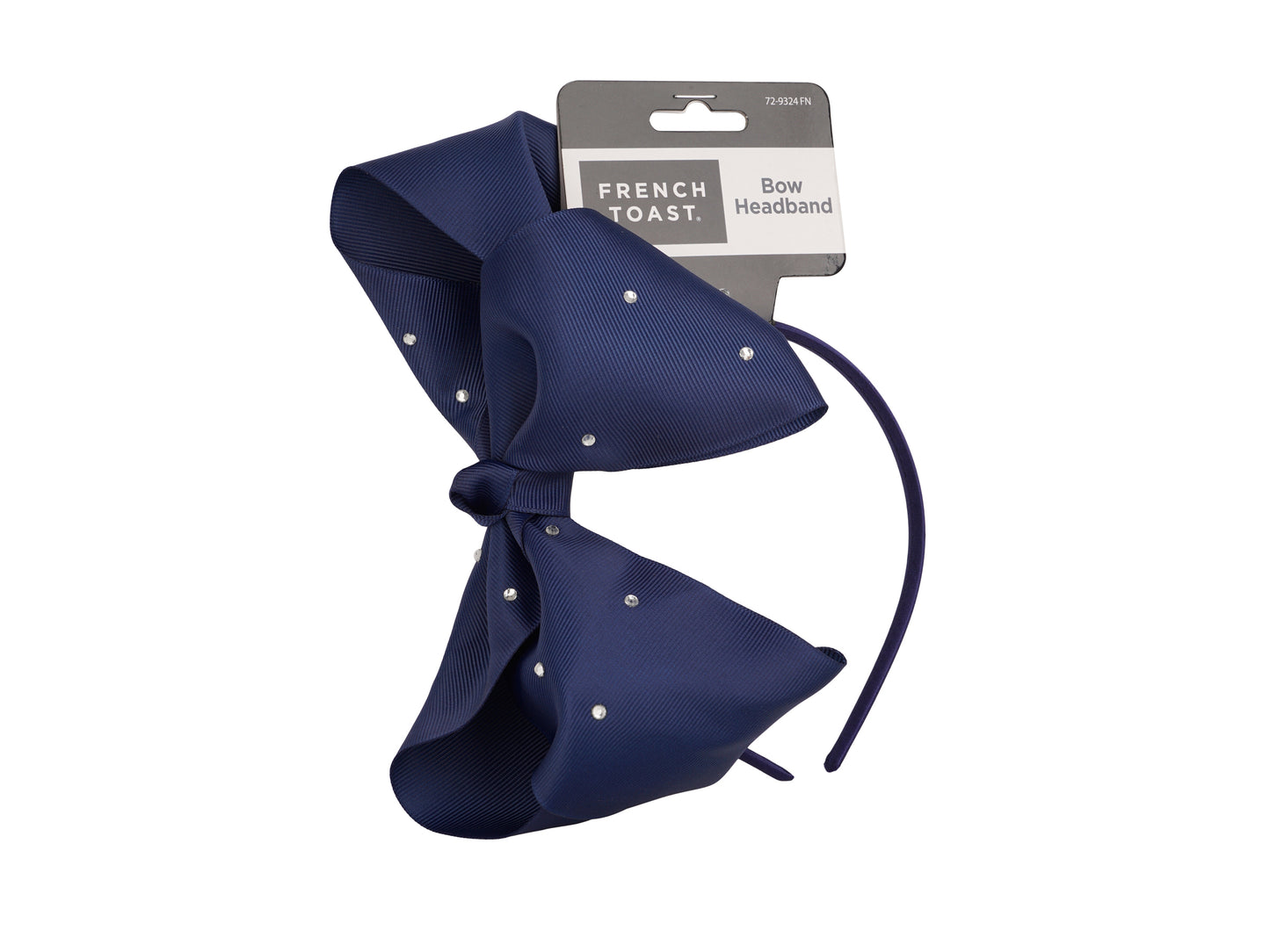 French Toast Bow Headband Jumbo w/ Stones