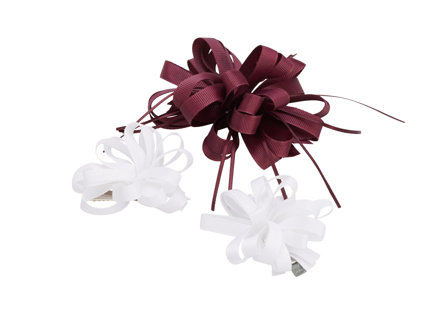 French Toast Loop Bows, 3 Pack