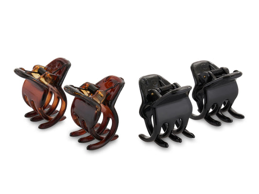 Allure Mini Jaw Clip, 4 Pack