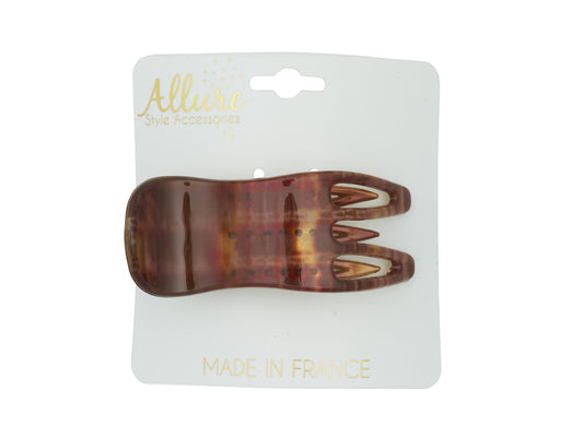 Allure Animal Print Side Clip