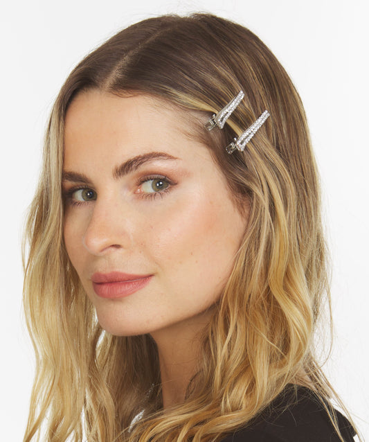 Allure Rhinestone Salon Clips