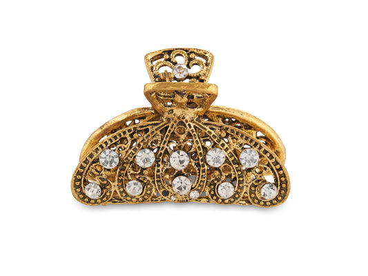 Allure Metal & Rhinestone Medium Jaw Clip