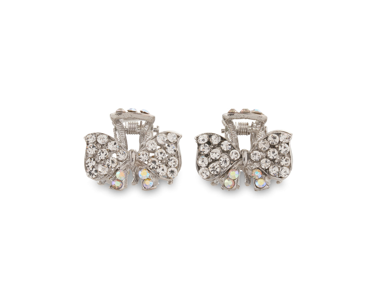 Allure Metal & Rhinestone Small Jaw Clips