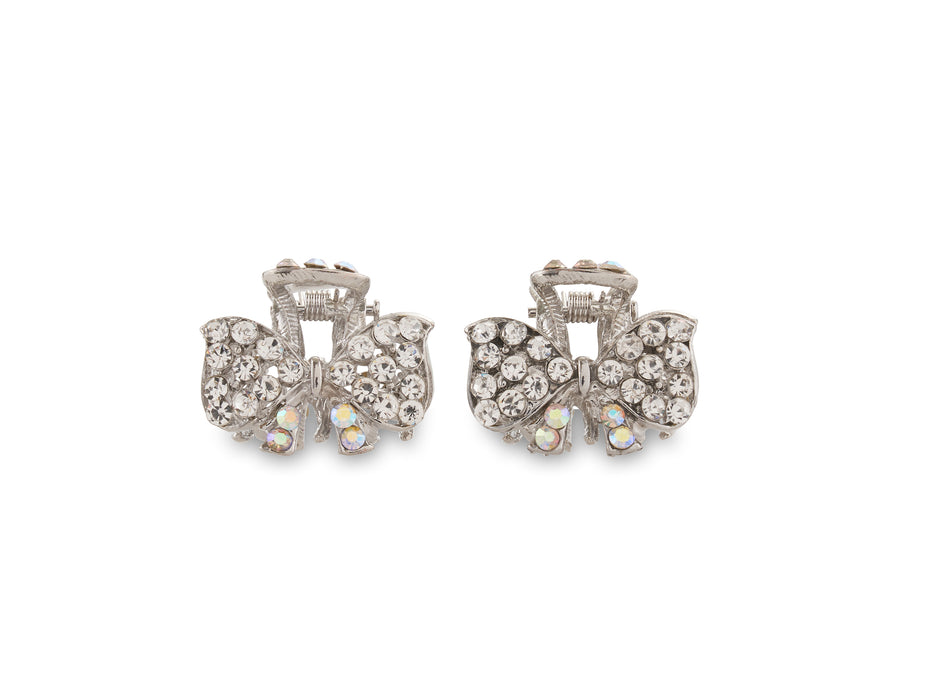 Allure Metal & Rhinestone Small Jaw Clips