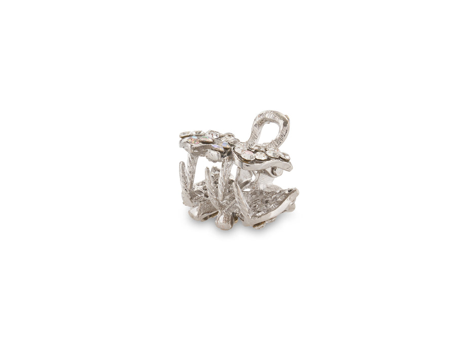 Allure Metal & Rhinestone Small Jaw Clips