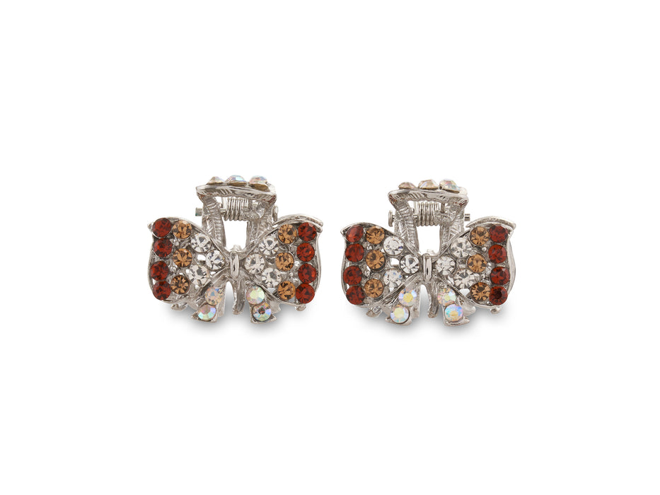 Allure Metal & Rhinestone Small Jaw Clips