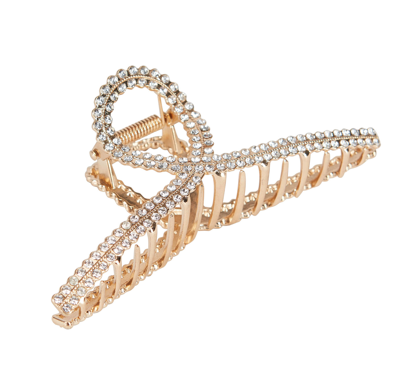 Allure Rhinestone Loop Jaw Clip