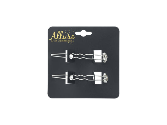 Allure Rhinestone Chignon Hair Pins