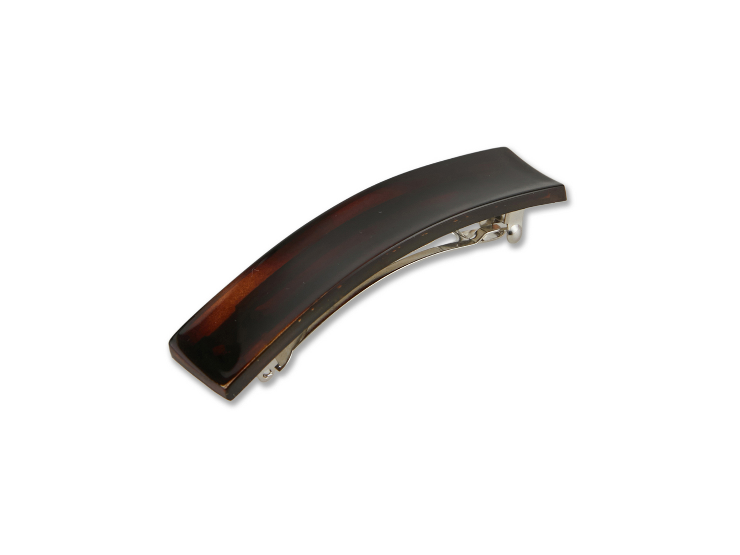 Allure Concave Rectangle Barrette, 3-Pack