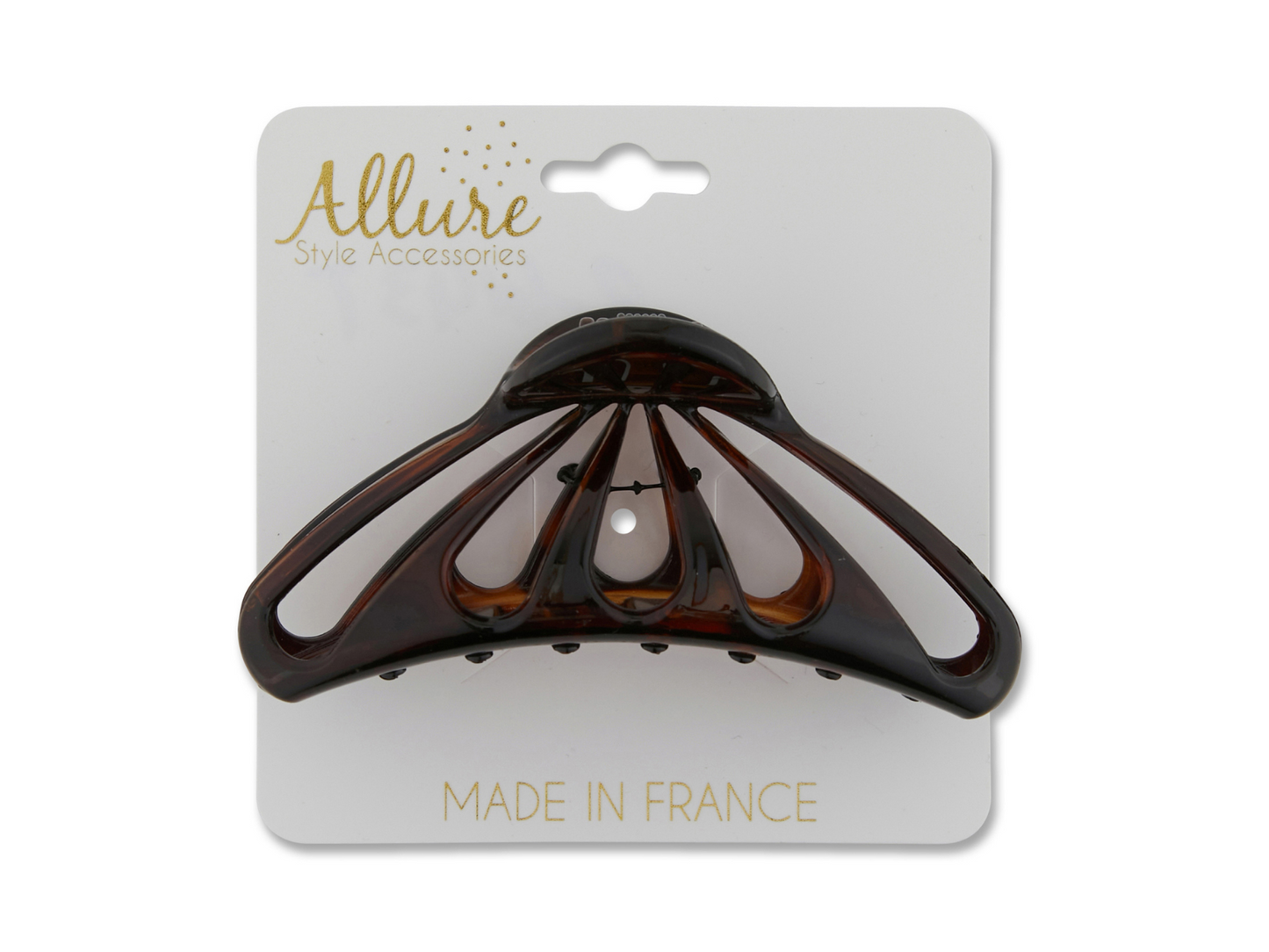 Allure Cut-Out Basket Jaw Clip, 3-Pack