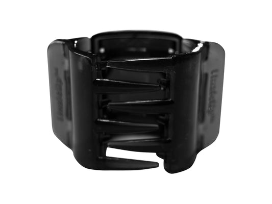 Linziclip Midi Diamante Black Gloss