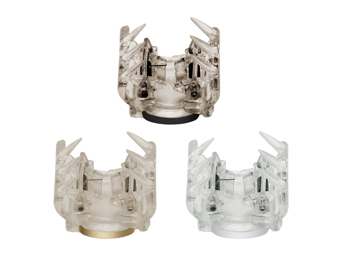 Linziclip Mini 3 Pack - Black, Gold & Silver