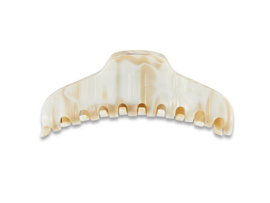 Emmeline Handmade in France Jaw Clip, Nougat