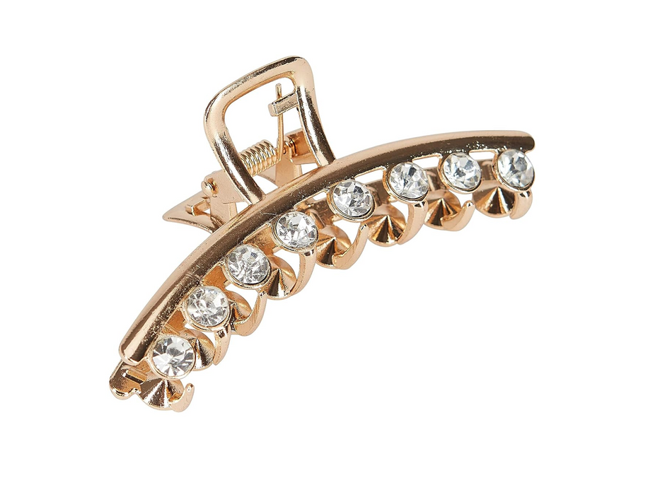 Allure Rhinestone Jaw Clip With Large Stones