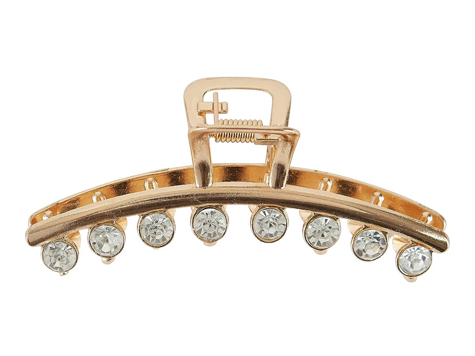 Allure Rhinestone Jaw Clip With Large Stones