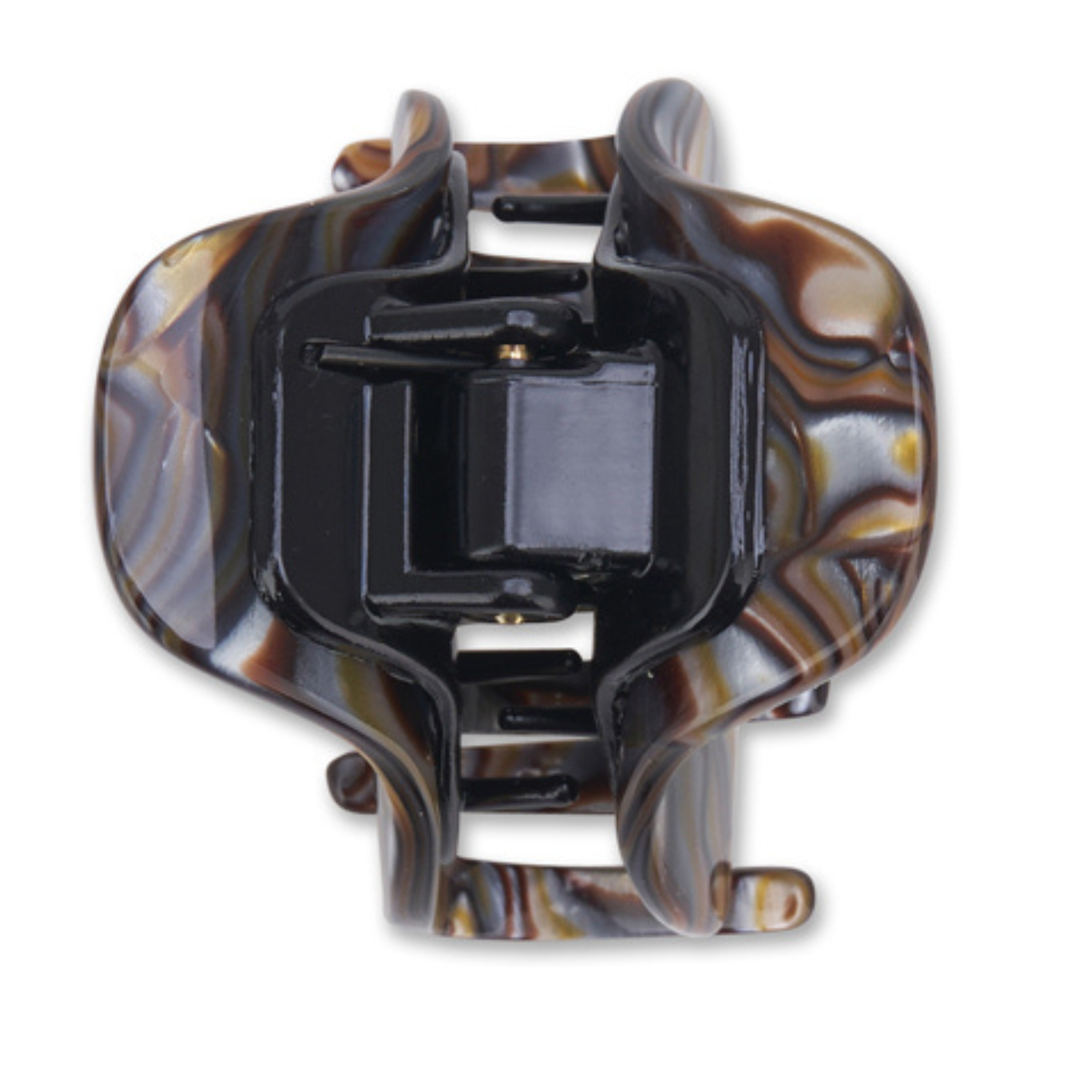 Allure Moyen Handmade in France Jaw Clip, Onyx