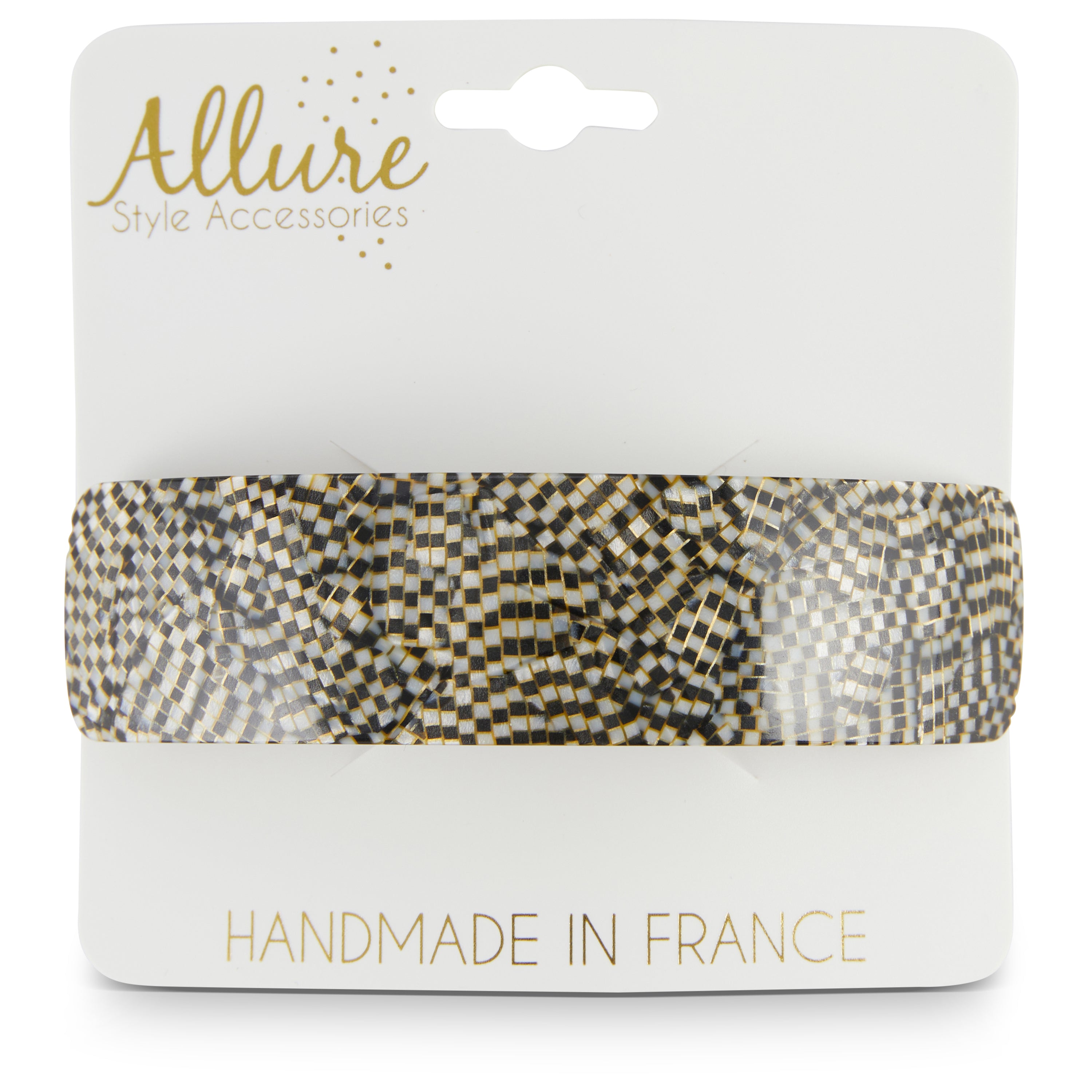 Allure Handmade in France Curved Barrette, Opera