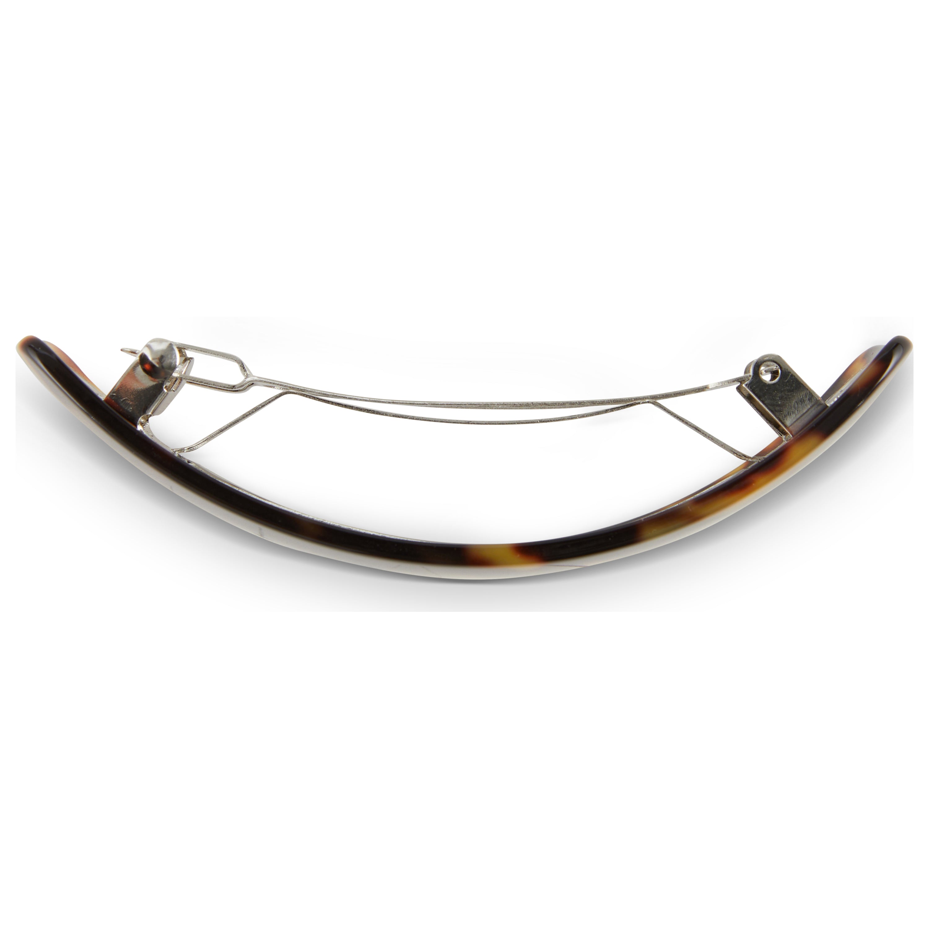 Allure Handmade in France Curved Barrette, Tokyo Tortoise