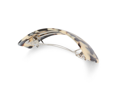 Allure Handmade in France Curved Barrette, Tokyo Black