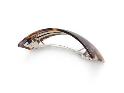 Allure Handmade in France Curved Barrette, Tokyo Tortoise