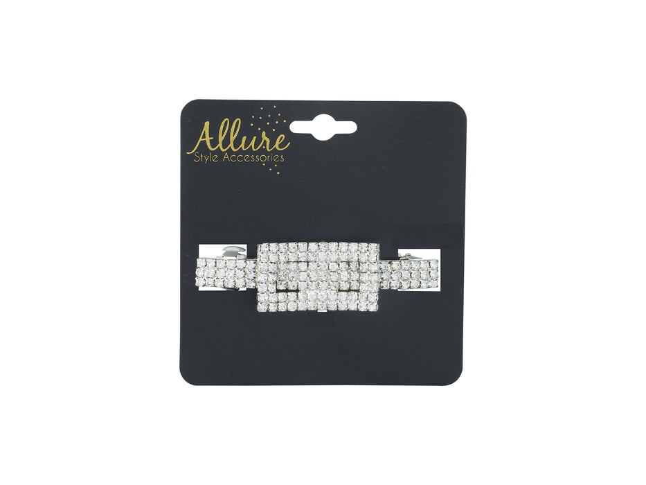 Allure Buckle Rhinestone Barrette