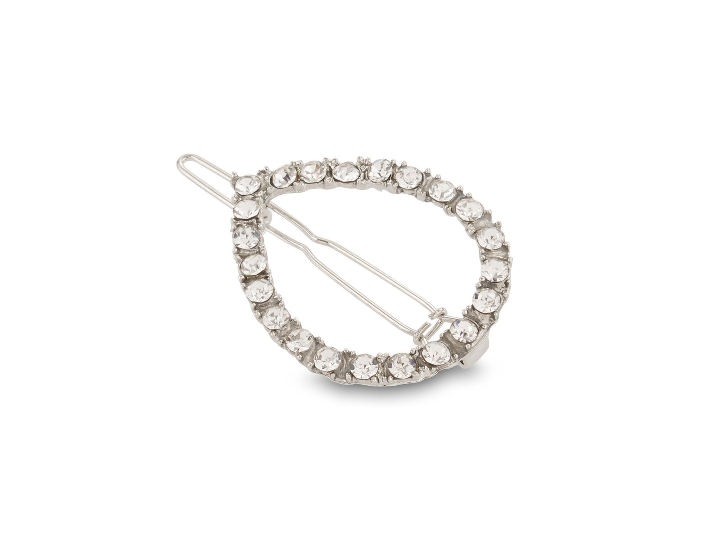 Allure Tige Boule Rhinestone Barrettes, 3-Pack
