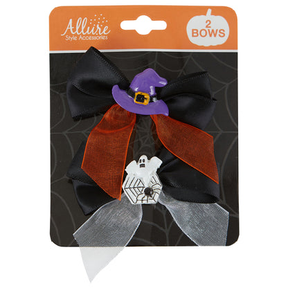 Allure Halloween Bows - Witch Hat & Spider Ghost