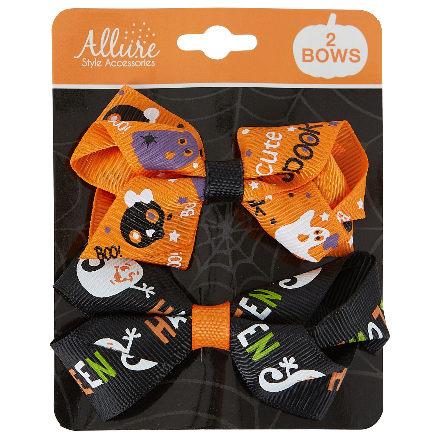 Halloween Bows - Orange & Black
