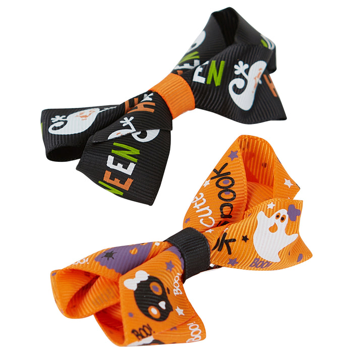 Halloween Bows - Orange & Black